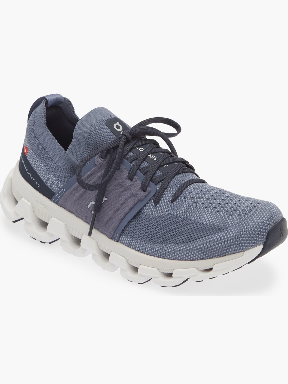 On Running Cloudswift Knit Running Shoe - Slate Blue